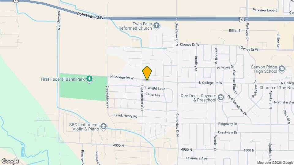 1079 N College Rd W Map and Location Details