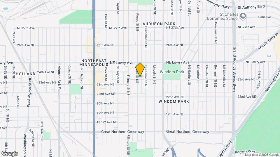 2301 Pierce St NE, Unit 1 Map and Location Details