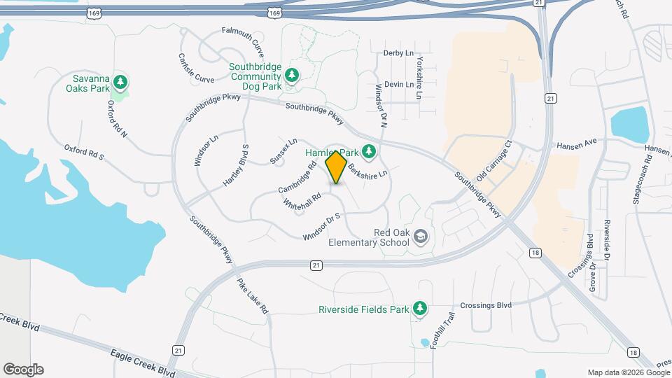 1599 Coventry Ln Map and Location Details