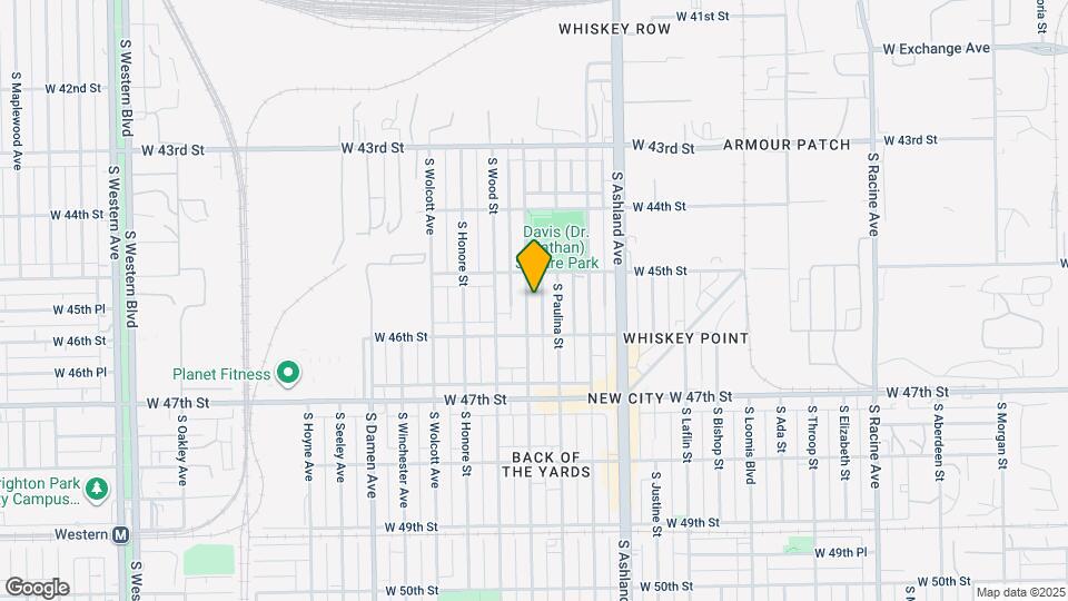 4525 S Hermitage Ave Map and Location Details