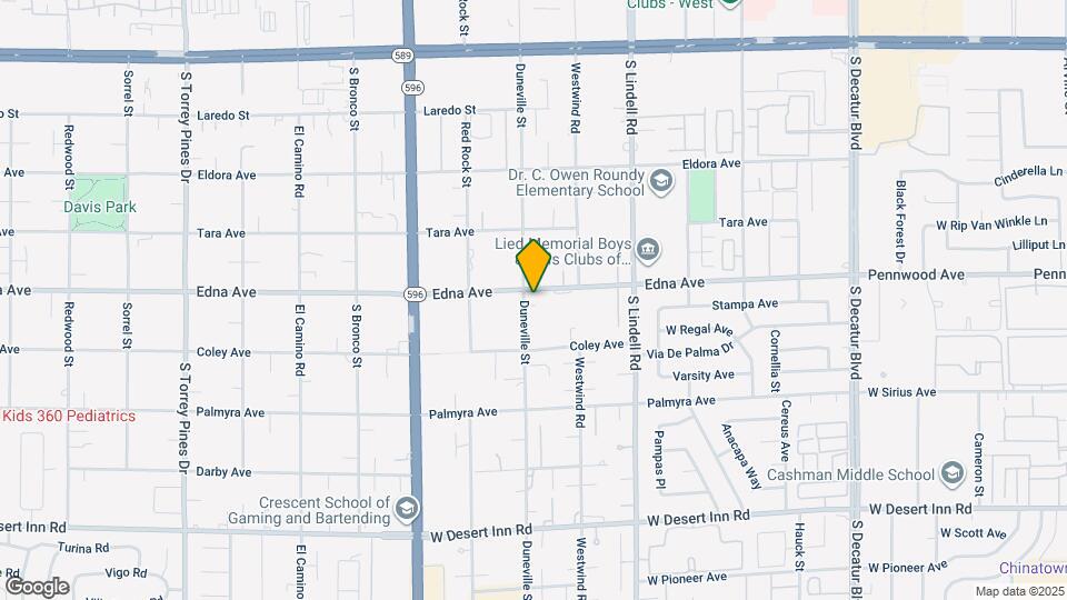 5785 Edna Ave Map and Location Details
