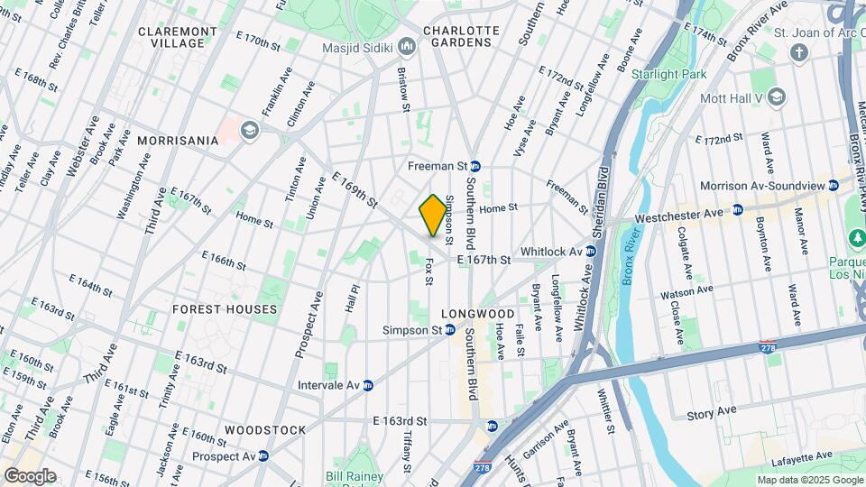 1120 Fox St Mapa y Detalles de la Ubicación
