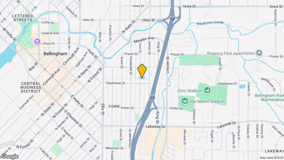 1506 Iron St Map and Location Details