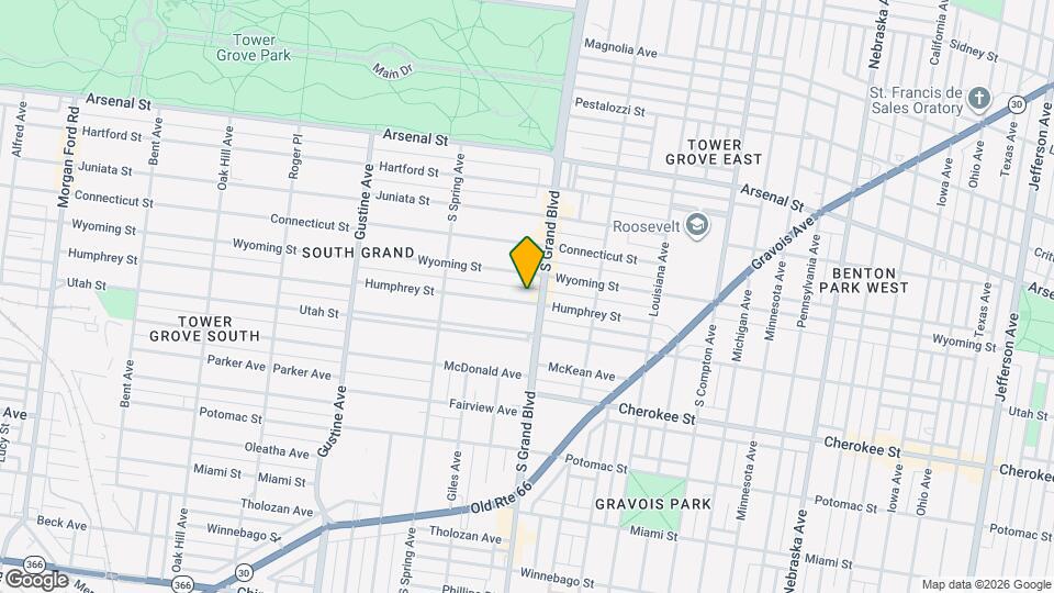 3615 Humphrey, Unit 1st Mapa y Detalles de la Ubicación