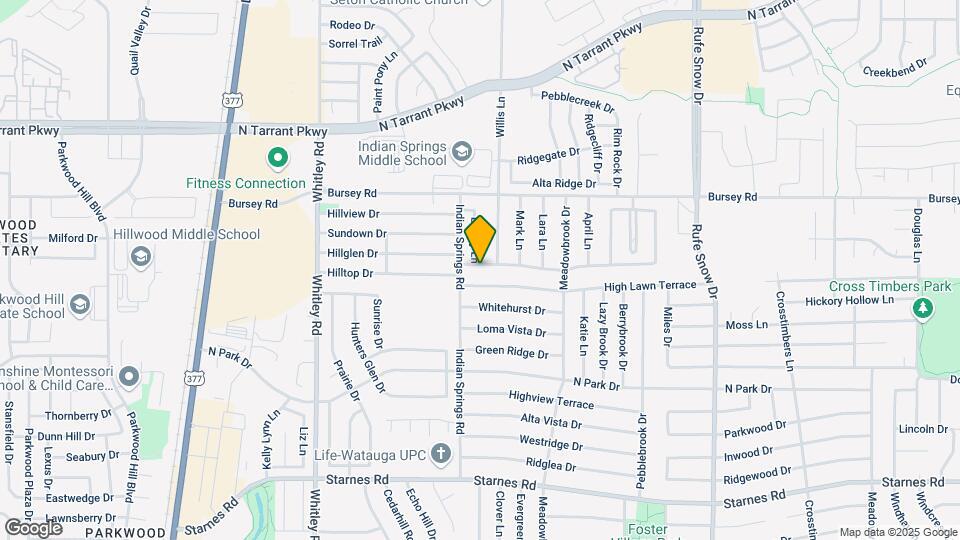 6412 Fairview Dr Mapa y Detalles de la Ubicación