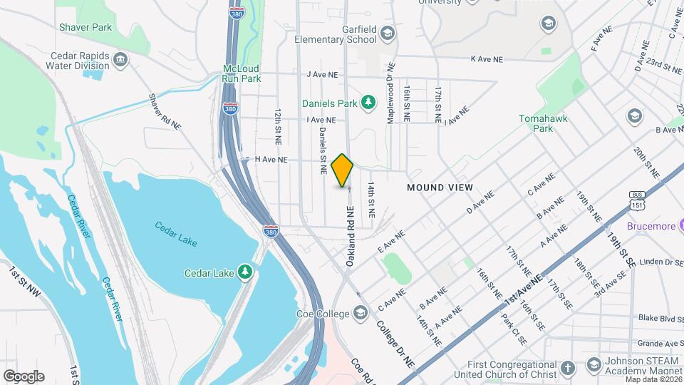 851 Oakland Rd NE Map and Location Details