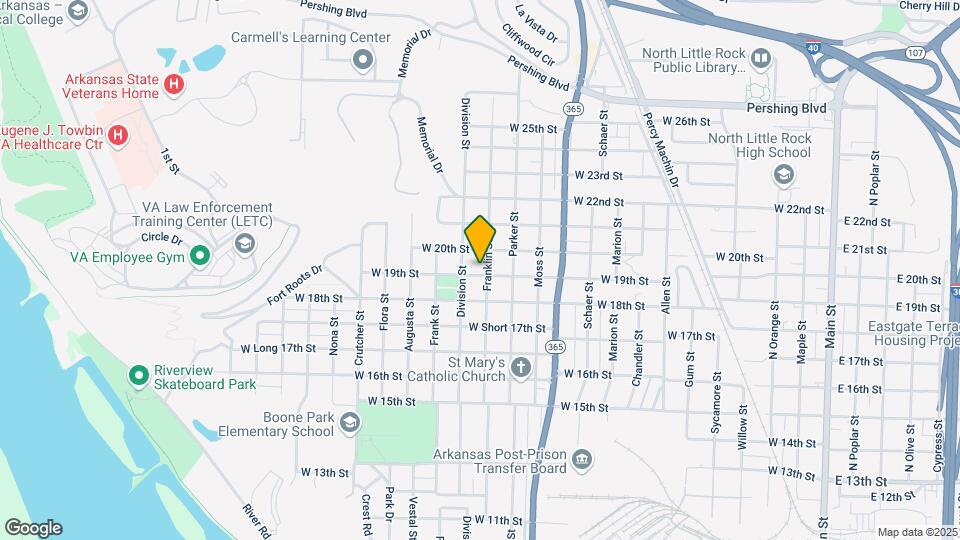 1403 W 19th St Map and Location Details