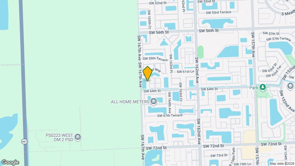 6306 SW 165th Pl Map and Location Details