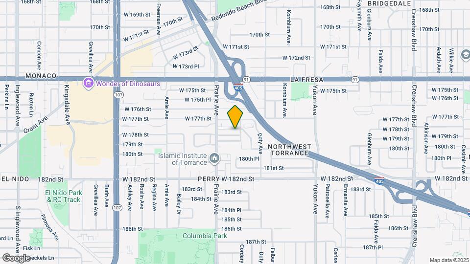 3913 W 178th St, Unit D Map and Location Details