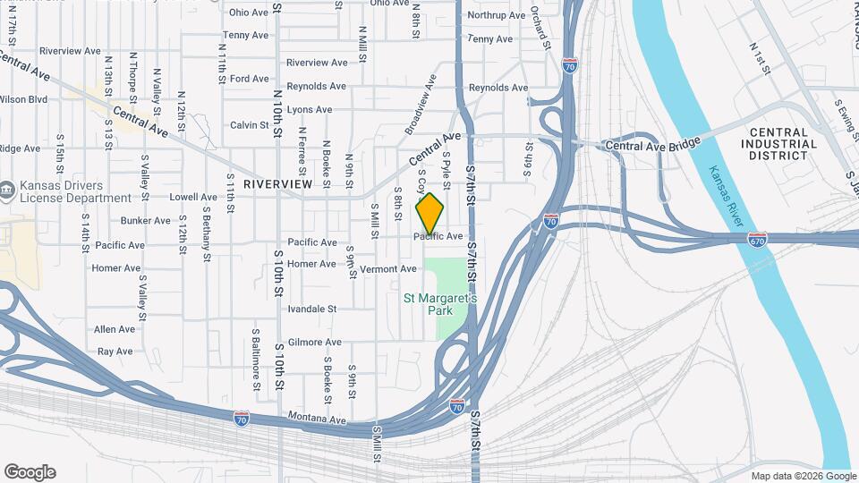 745 Pacific Ave Map and Location Details