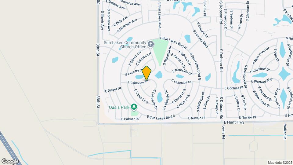 9109 E Lakeview Dr Map and Location Details