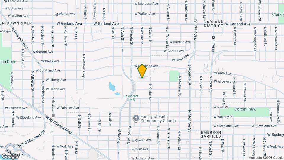 1504 W Alice Ave Map and Location Details