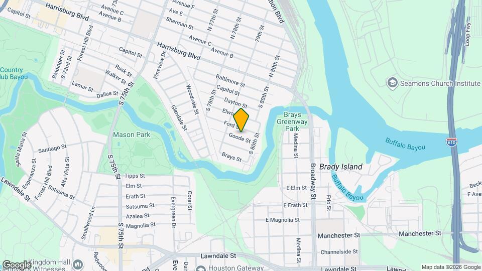7933 Goode St Mapa y Detalles de la Ubicación