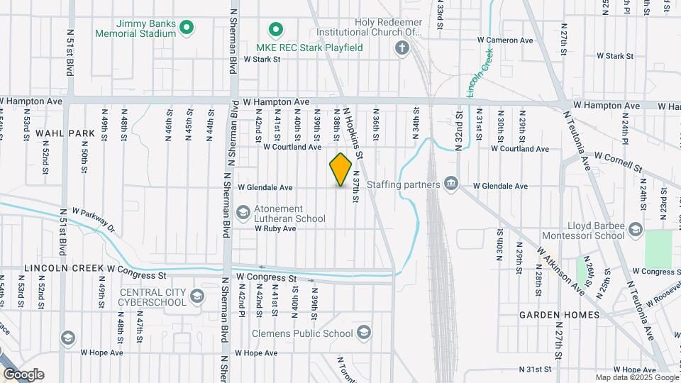 4576 N 38th St Map and Location Details
