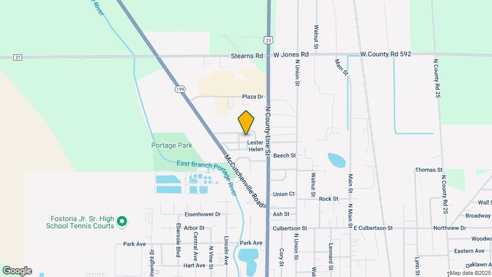 1521 N Countyline Rd Mapa y Detalles de la Ubicación