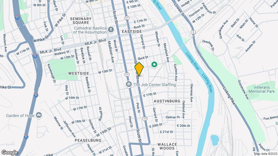 1534 Greenup St Map and Location Details
