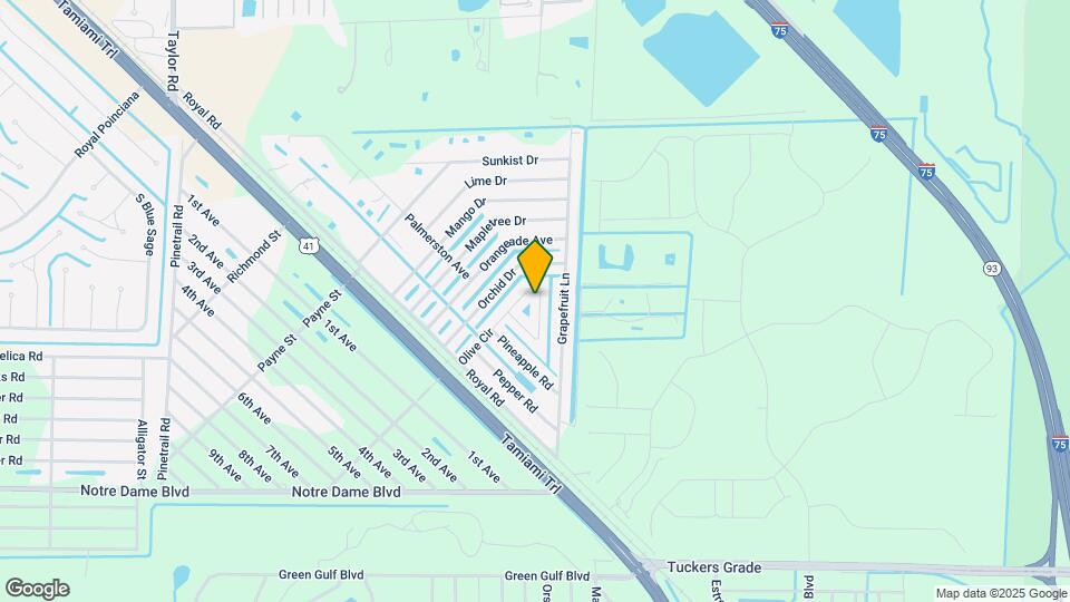 11221 Olive Cir Map and Location Details