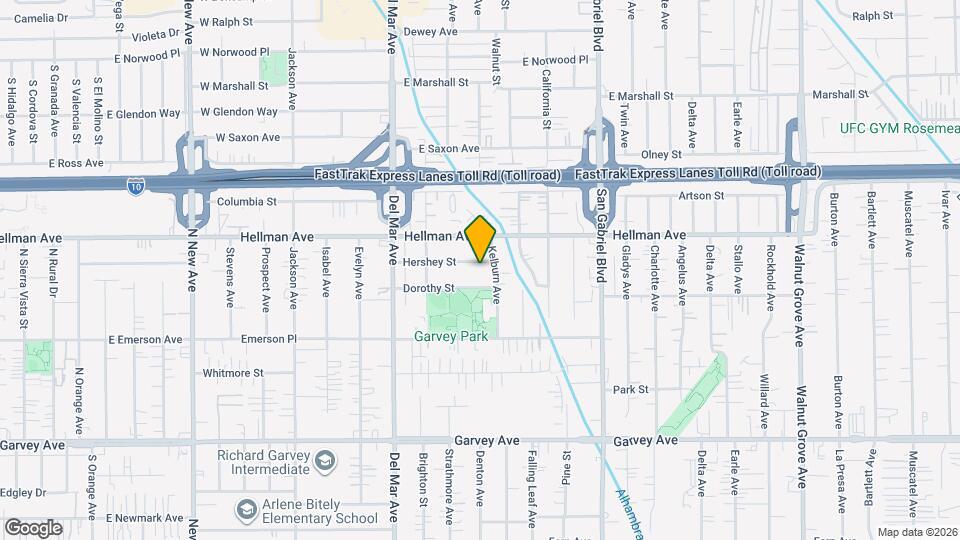 7946 Hershey St Map and Location Details