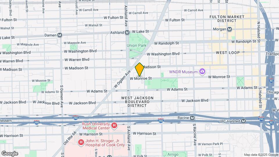 1517 W Monroe St Map and Location Details