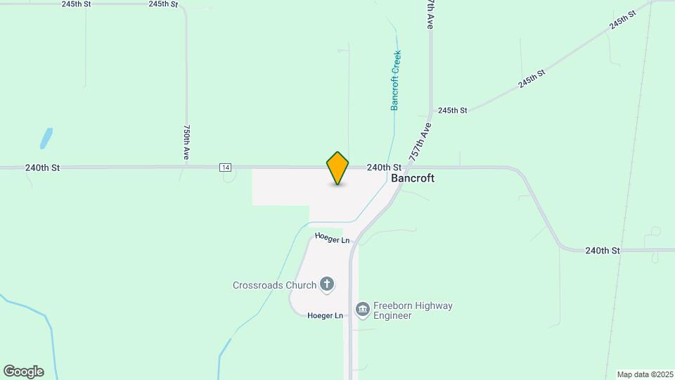 Bancroft Creek Estates Map and Location Details