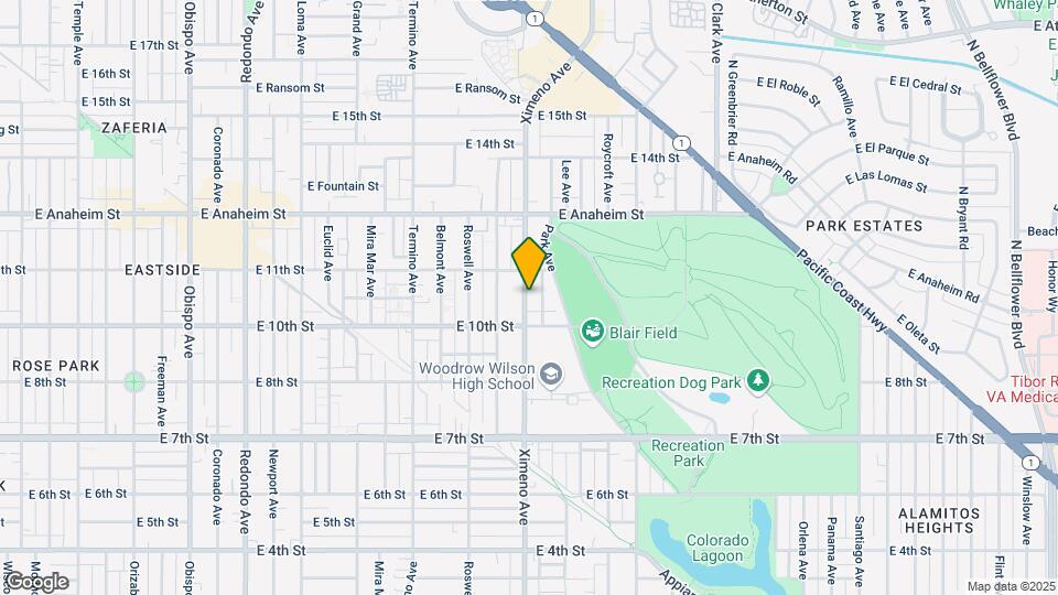 1050 Ximeno Ave Mapa y Detalles de la Ubicación