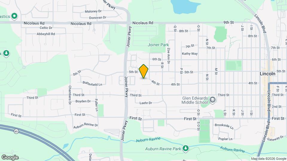 1821 4th St Map and Location Details