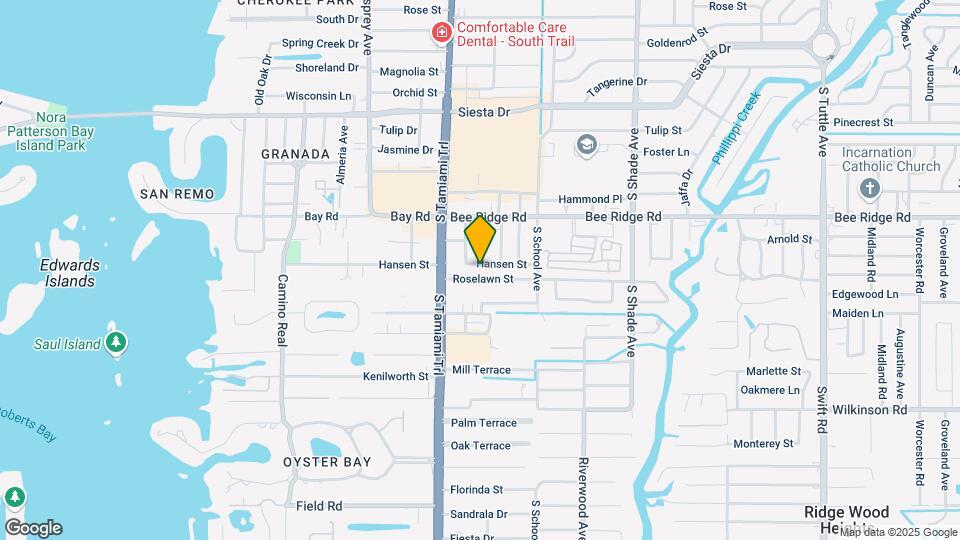 2043 Roselawn St Map and Location Details