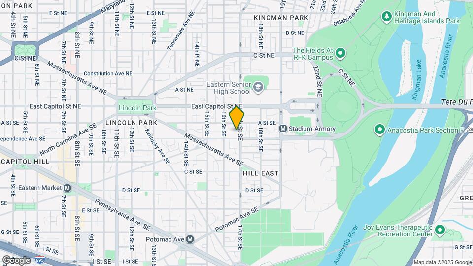123 17th St SE Map and Location Details