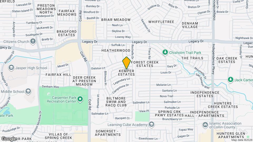 3801 Dutton Dr Map and Location Details