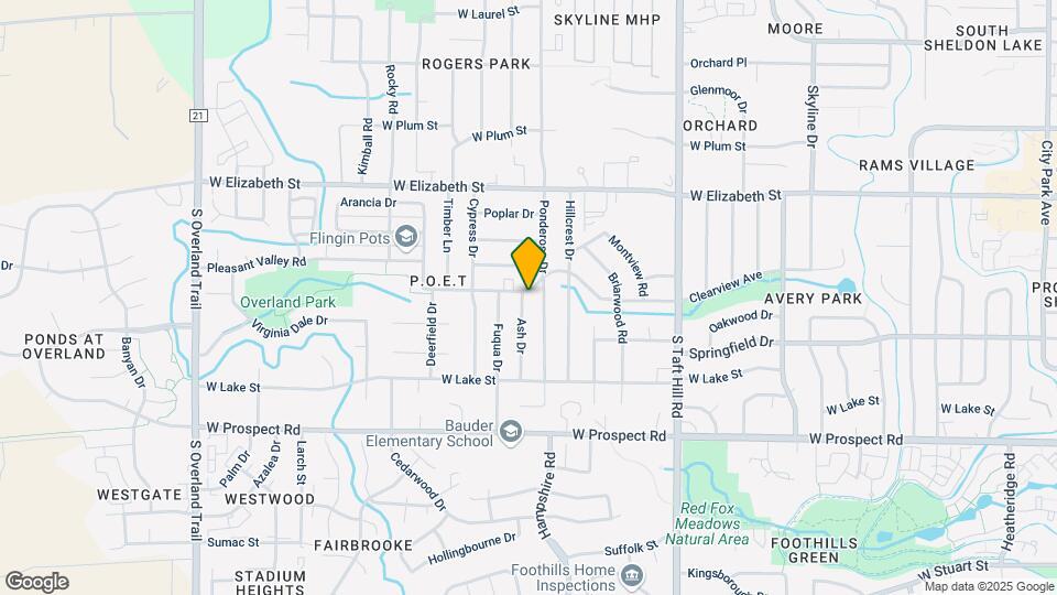2409-2413 Clearview Ave Mapa y Detalles de la Ubicación