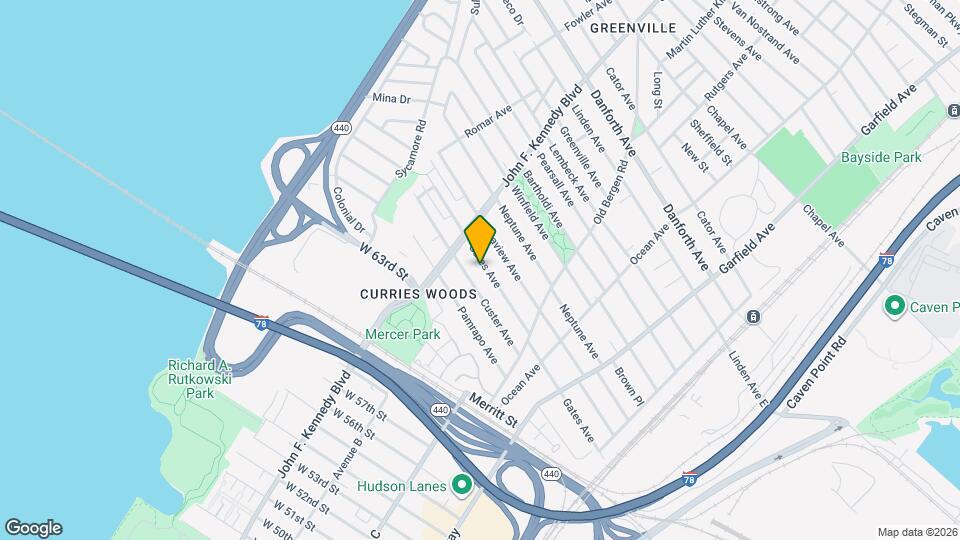 197 Gates Ave, Unit 1 Map and Location Details