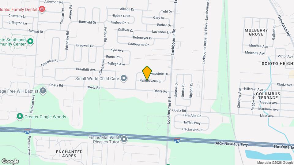 1091 Rendezvous Ln Map and Location Details