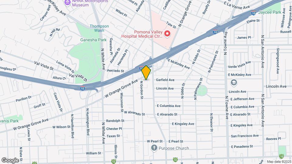 1370 N Gordon St Map and Location Details