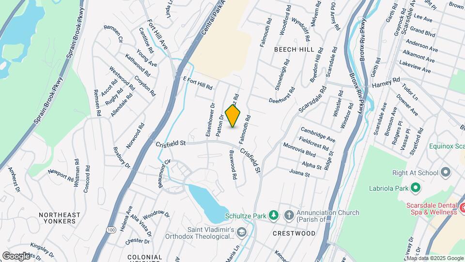 129 Crisfield St, Unit 1 Map and Location Details