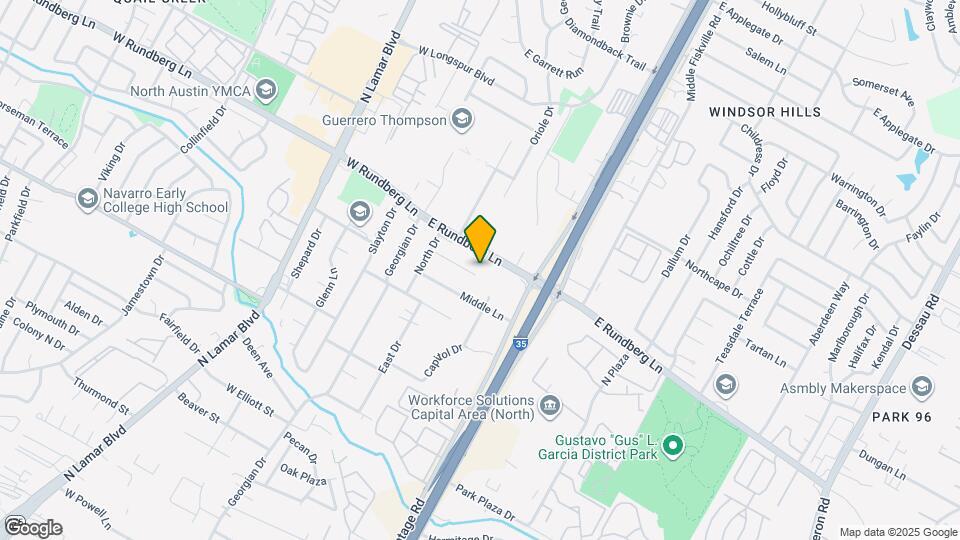 412 Hackberry Ln Map and Location Details