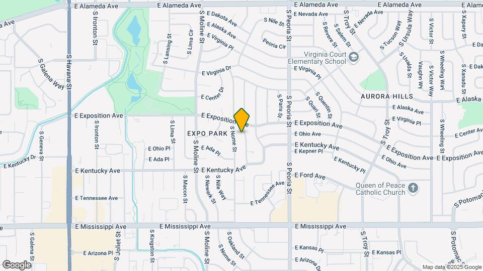 759 S Oakland St Map and Location Details