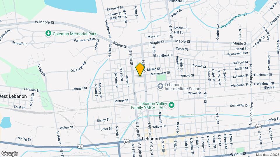 420 N Partridge St Mapa y Detalles de la Ubicación