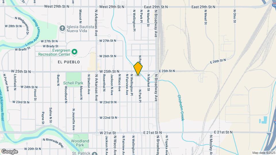 2537 N Park Pl Map and Location Details