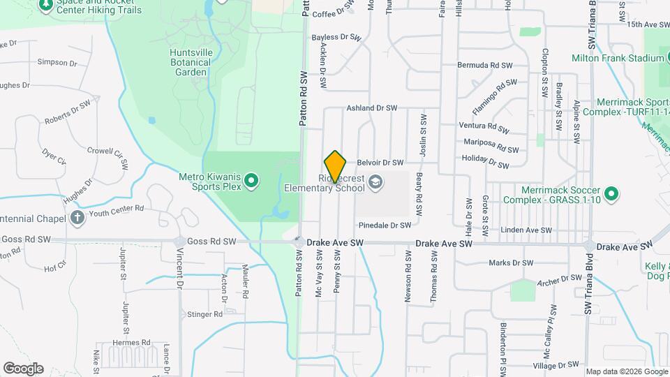 3608 Penny St SW Map and Location Details