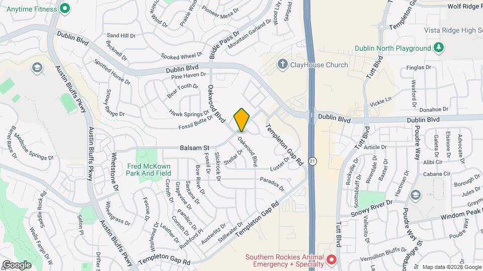 6143 Oakwood Blvd Map and Location Details