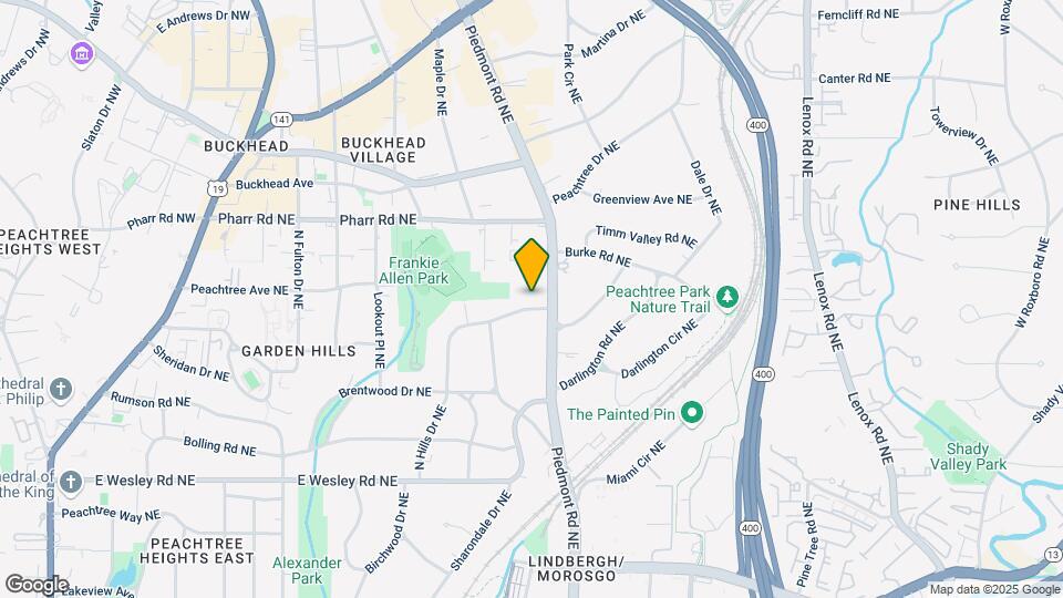 2918 N Hills Dr NE Map and Location Details
