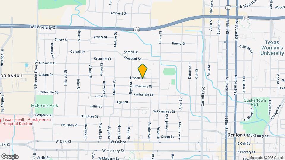 1217 Linden Dr Map and Location Details