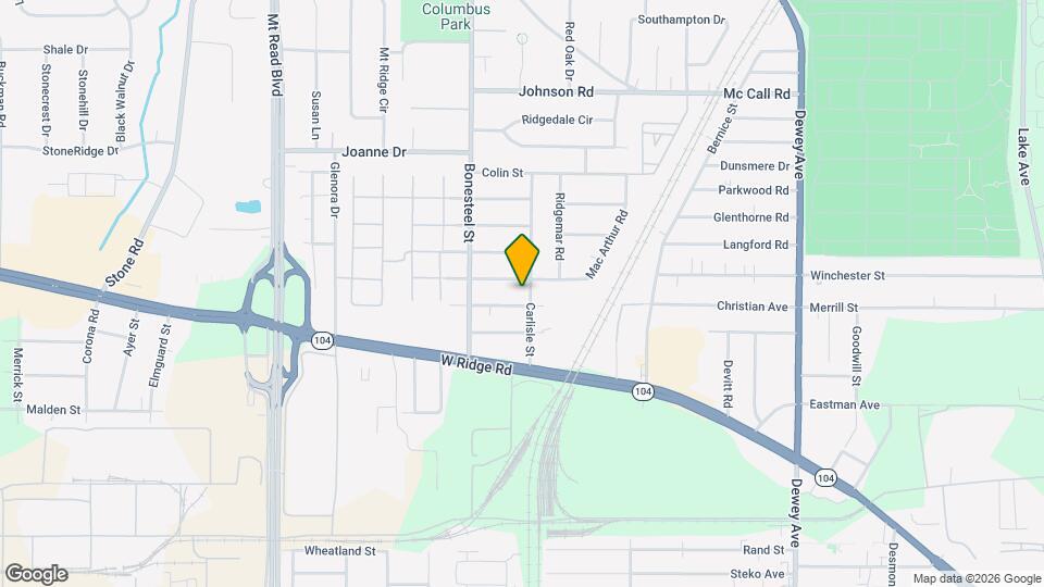 105 Carlisle St, Unit 2 Mapa y Detalles de la Ubicación