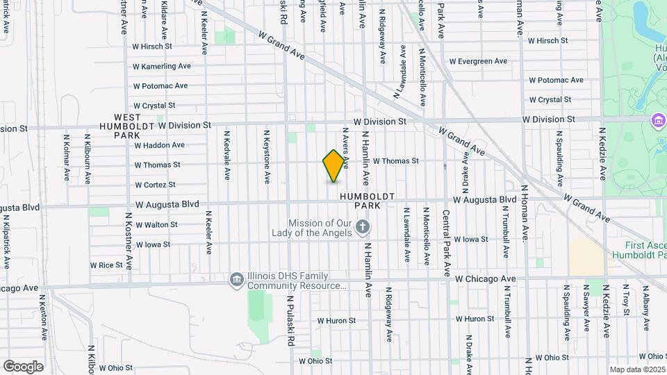 1019 N Springfield Ave Mapa y Detalles de la Ubicación