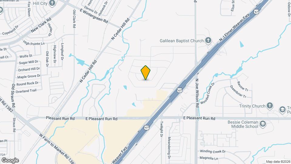 661 Honeysuckle Ln Map and Location Details