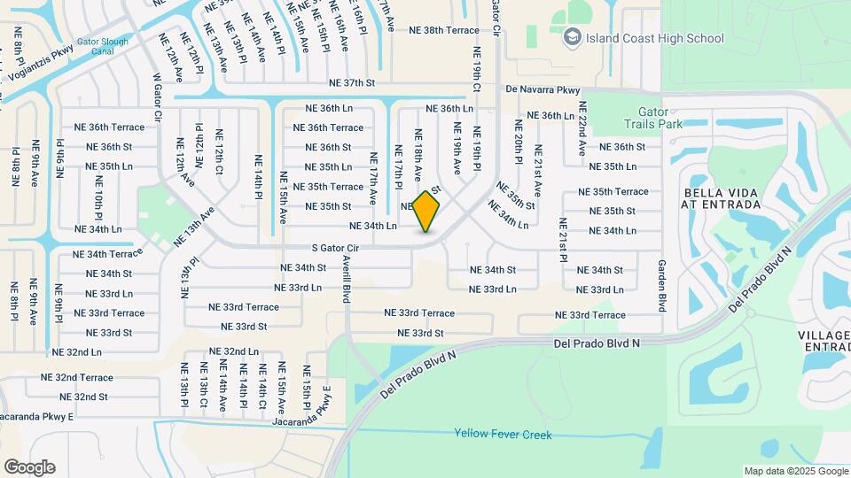 1811 S Gator Cir Map and Location Details