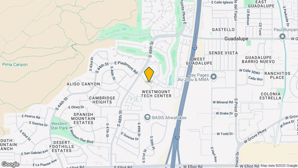 5102 E Piedmont Rd Map and Location Details
