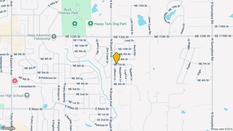 628 Allison Ln Map and Location Details