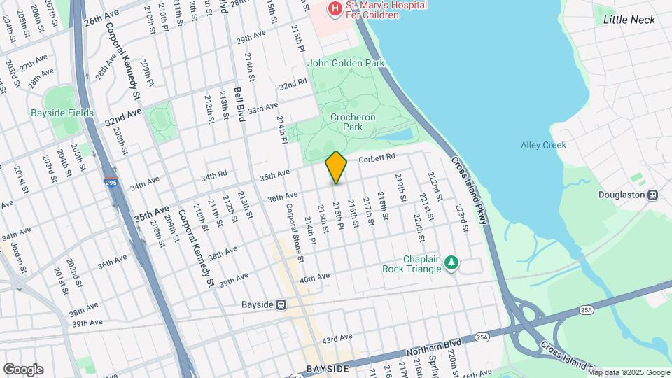 36-05 215th Pl Map and Location Details