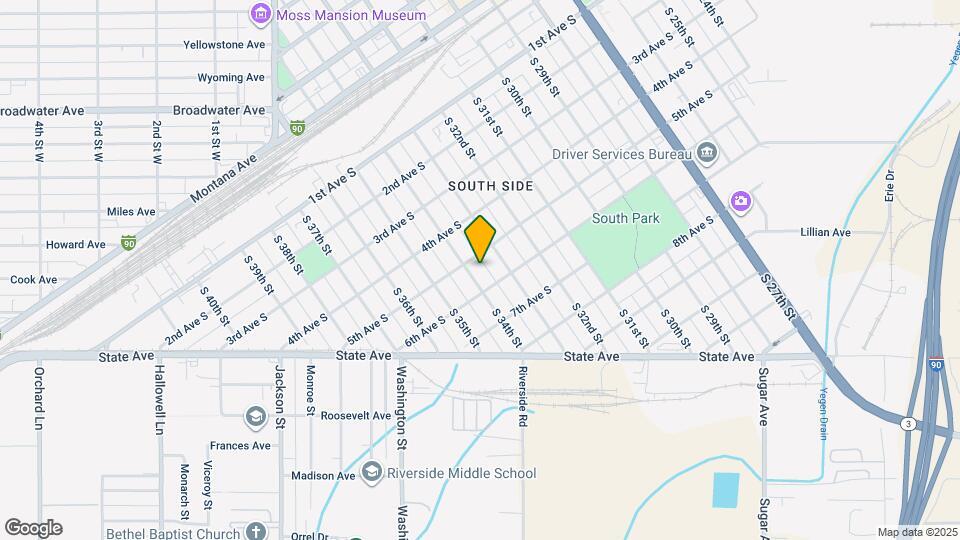 509 S 34th St Map and Location Details